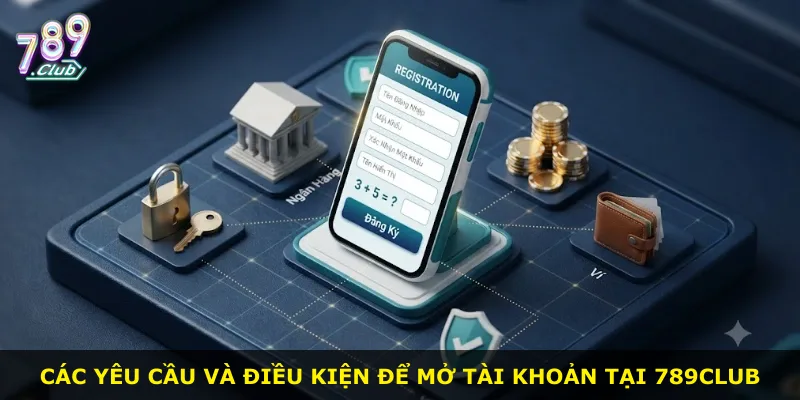 Các yêu cầu và điều kiện để mở tài khoản tại 789Club