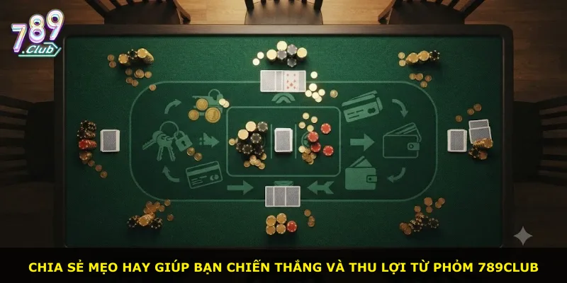 Chia sẻ mẹo hay giúp bạn chiến thắng và thu lợi từ Phỏm 789Club