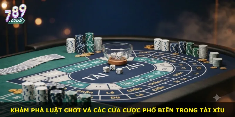 Khám phá luật chơi và các cửa cược phổ biến trong tài xỉu