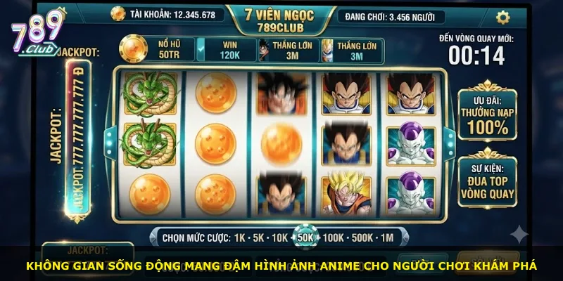 Không gian sống động mang đậm hình ảnh anime cho người chơi khám phá