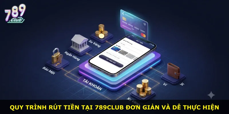 Quy trình rút tiền tại 789Club đơn giản và dễ thực hiện